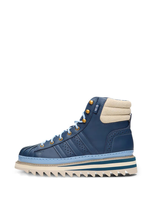 adidas X Edison Chen Clot Pro Model Sneakers — Blue — Size US M 4 - US W 5.5 — Side View