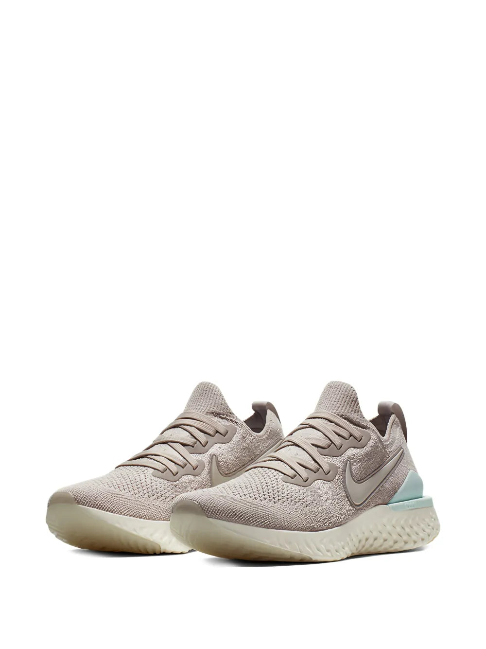 Nike Epic React Flyknit 2 Trainers — Grey — Size US M 3.5 - US W 5 — Side View
