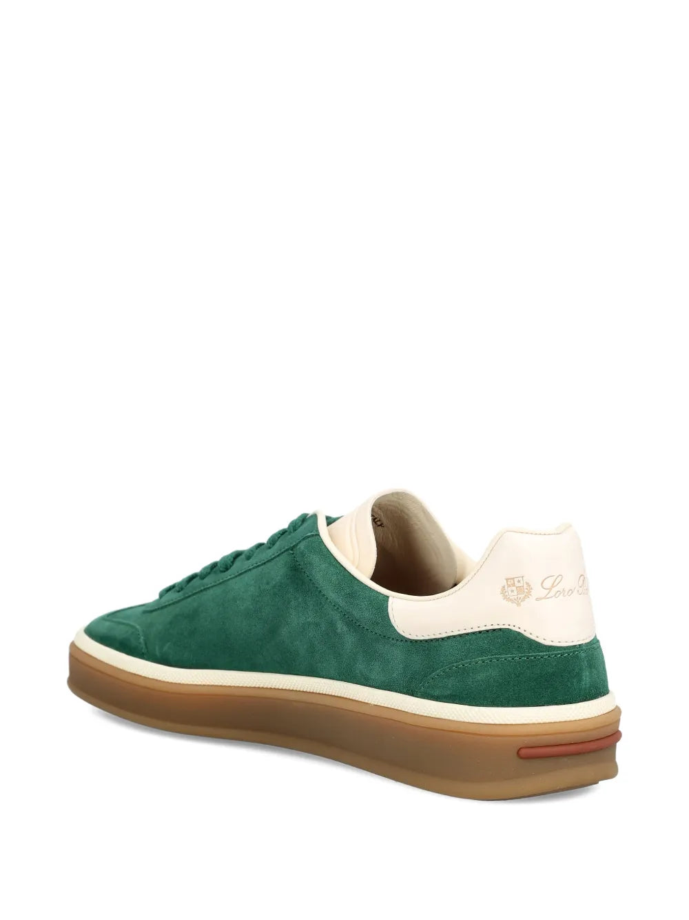 Loro Piana Tennis Walk Suede — Green — Size US M 3.5 - US W 5 — Top View