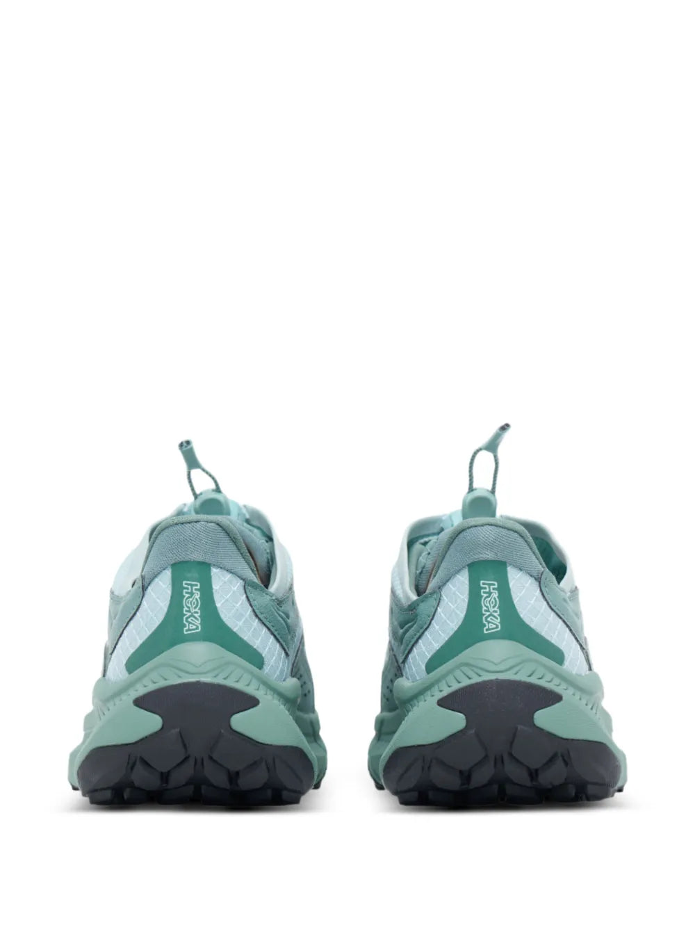HOKA Zip Trainers — Green — Size US M 3.5 - US W 5 — Back View