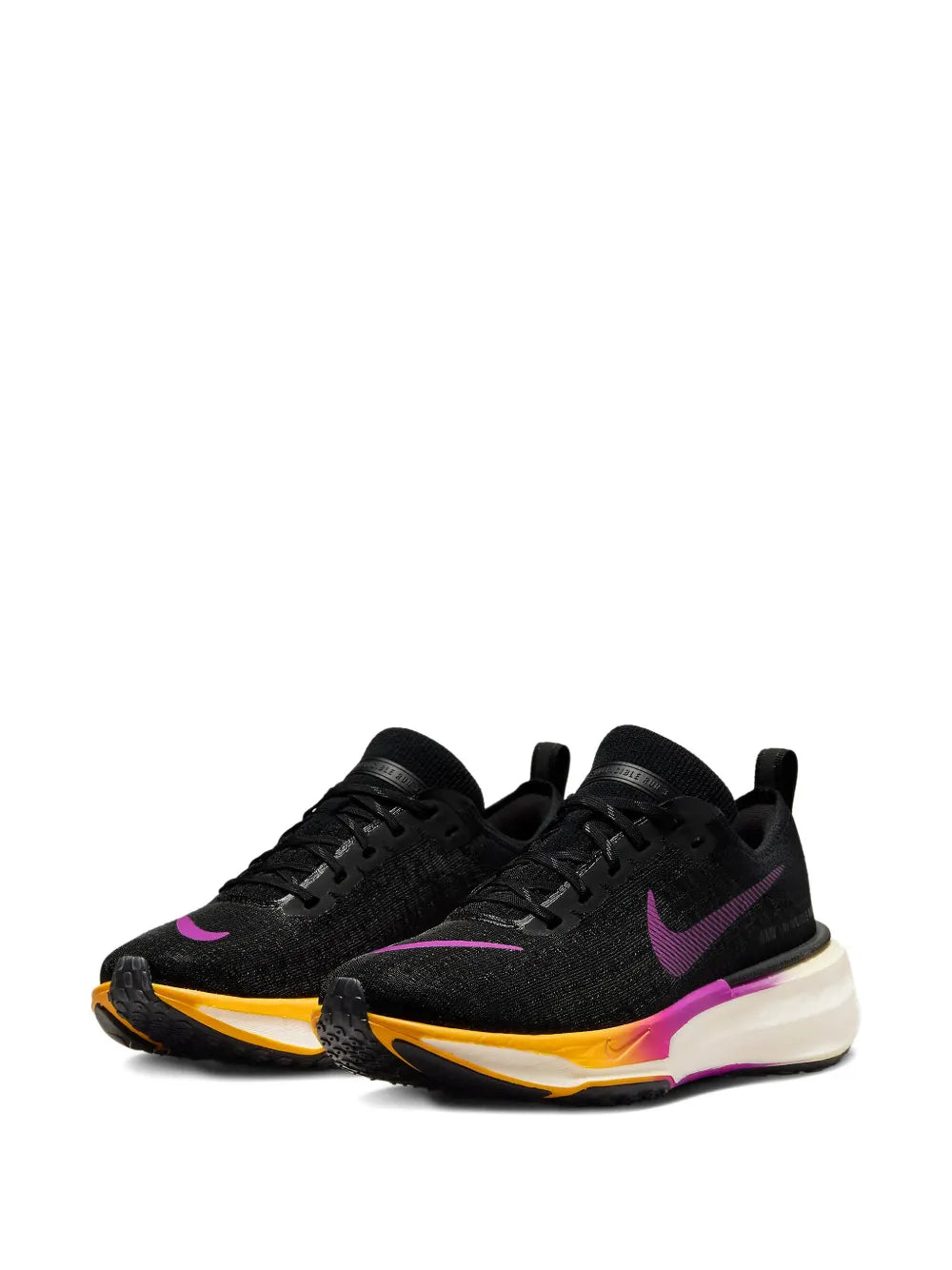 Nike Zoomx Invincible 3 — Black — Size US M 3.5 - US W 5 — Side View