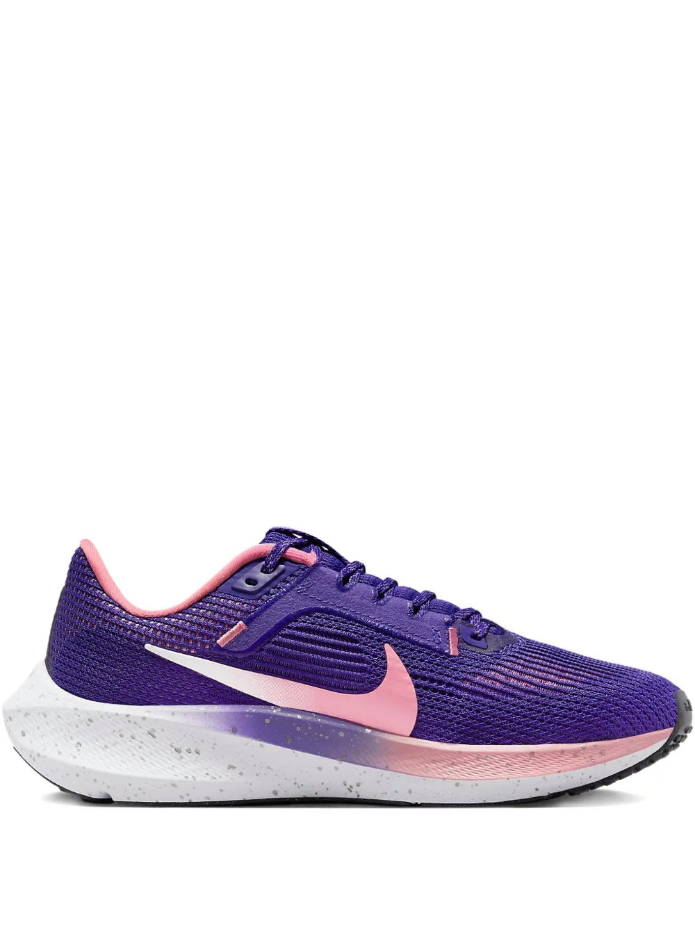 Nike Air Zoom Pegasus 40 Lace-Up — Purple — Size US M 3.5 - US W 5 — Front View