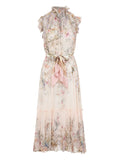 Zimmermann Rebellion Midi Dress — Cream — Size XS — Front View