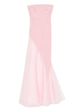 Vpm Atelier Linda Maxi Dress — Red/ Pink — Size XS — Front View