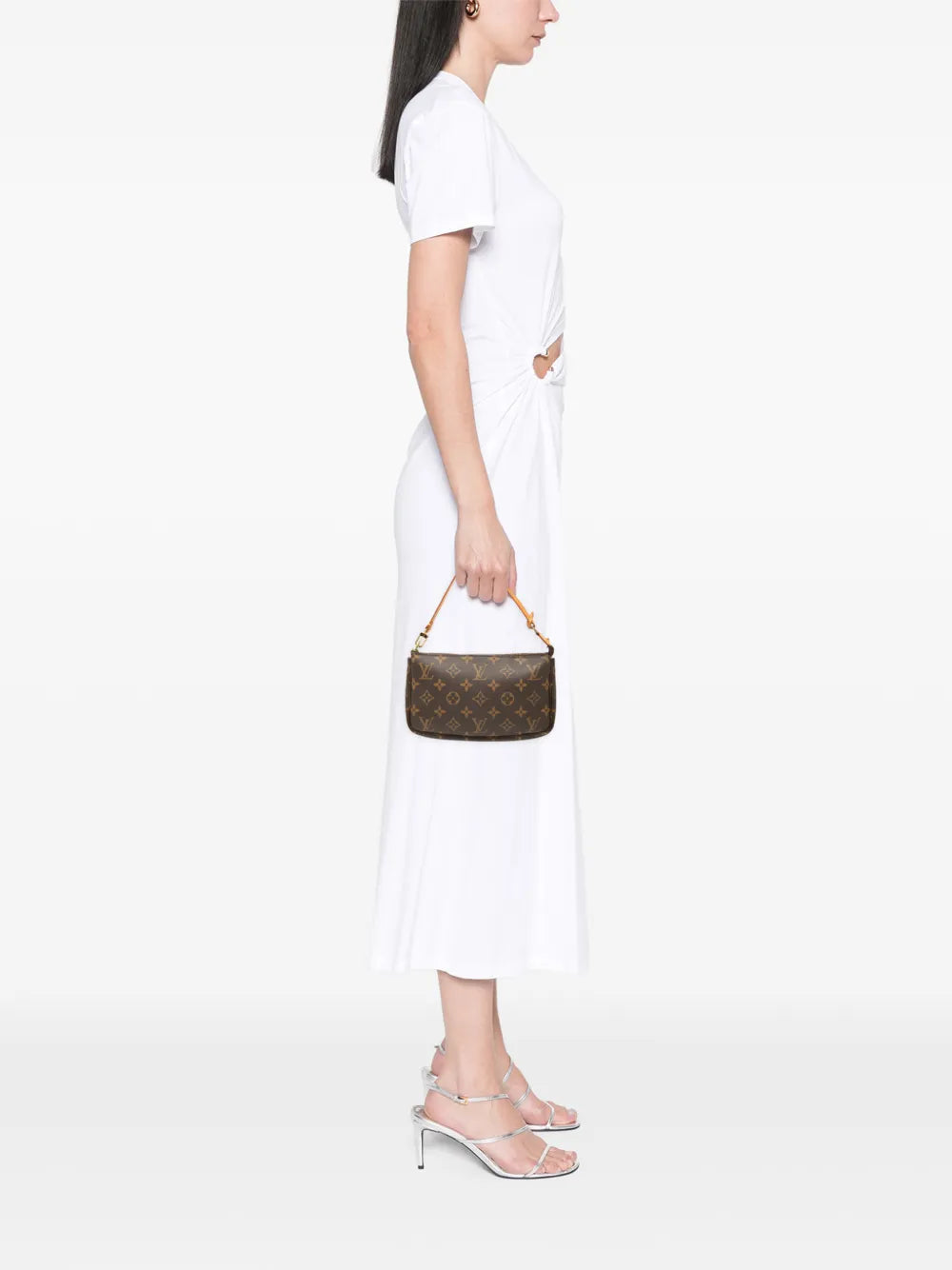 Louis Vuitton Pre Owned 1996 Monogram Pochette Accessoires Shoulder Bag — Same as shown — Size One Size — Side View