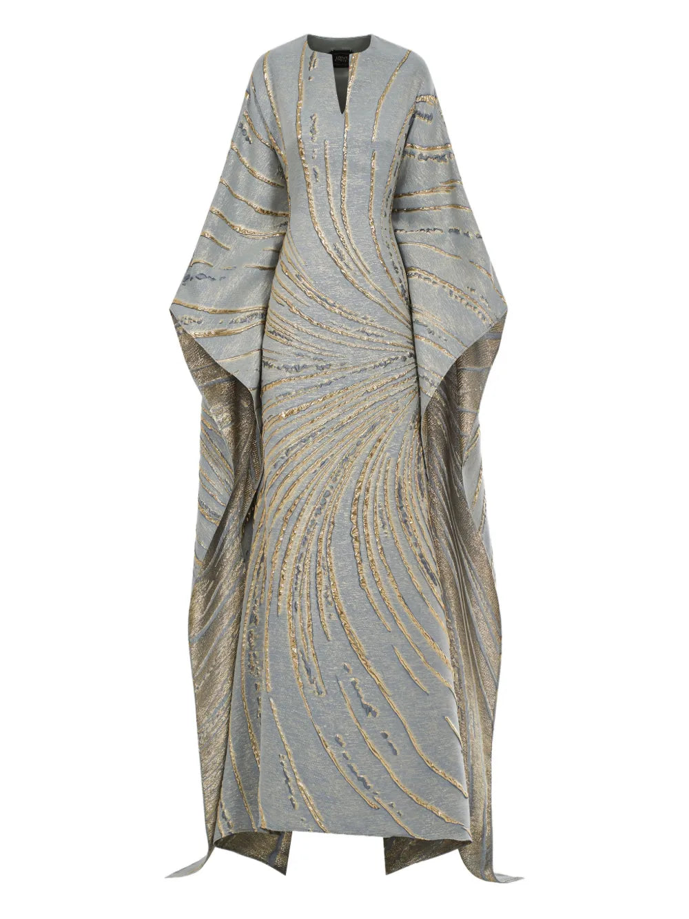 Taller Marmo Apollo Maxi Dress — Blue — Size XS — Front View