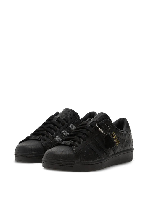 adidas Superstar Footpatrol Stripe Sneakers — Black — Size US M 4 - US W 5.5 — Side View