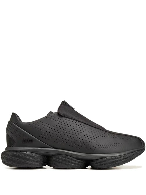 adidas X Arte Antwerp Lightblaze Pod Perforated-Design Sneakers — Black — Size US M 7 - US W 8.5 — Front View