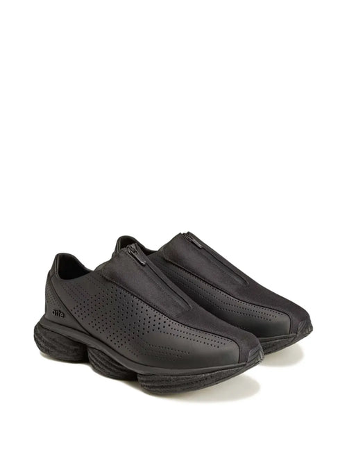 adidas X Arte Antwerp Lightblaze Pod Perforated-Design Sneakers — Black — Size US M 7 - US W 8.5 — Side View