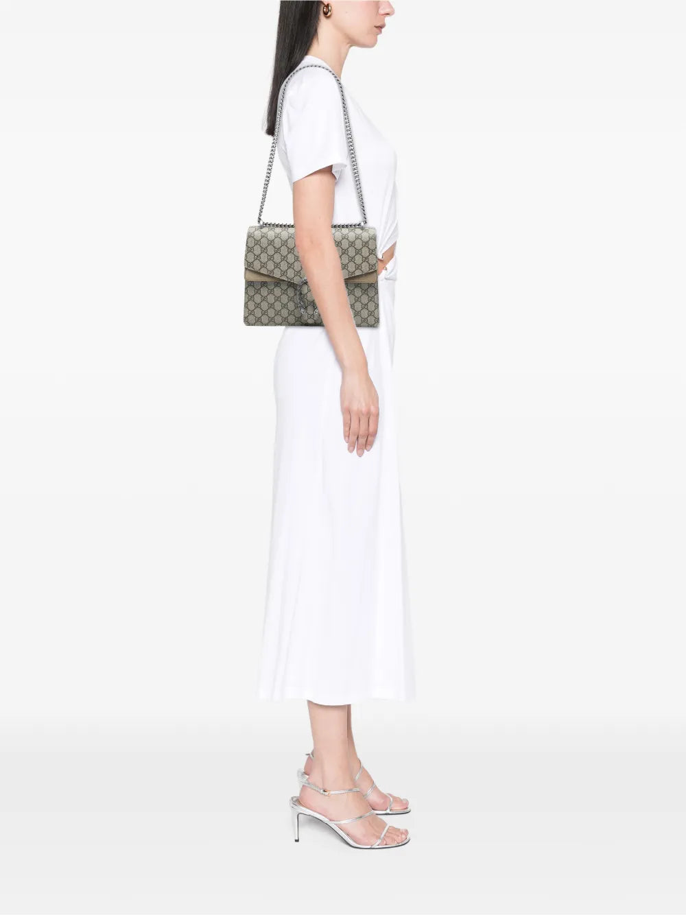 Gucci Pre Owned 2016 2025 Medium Gg Supreme Dionysus Shoulder Bag — Same as shown — Size One Size — Side View