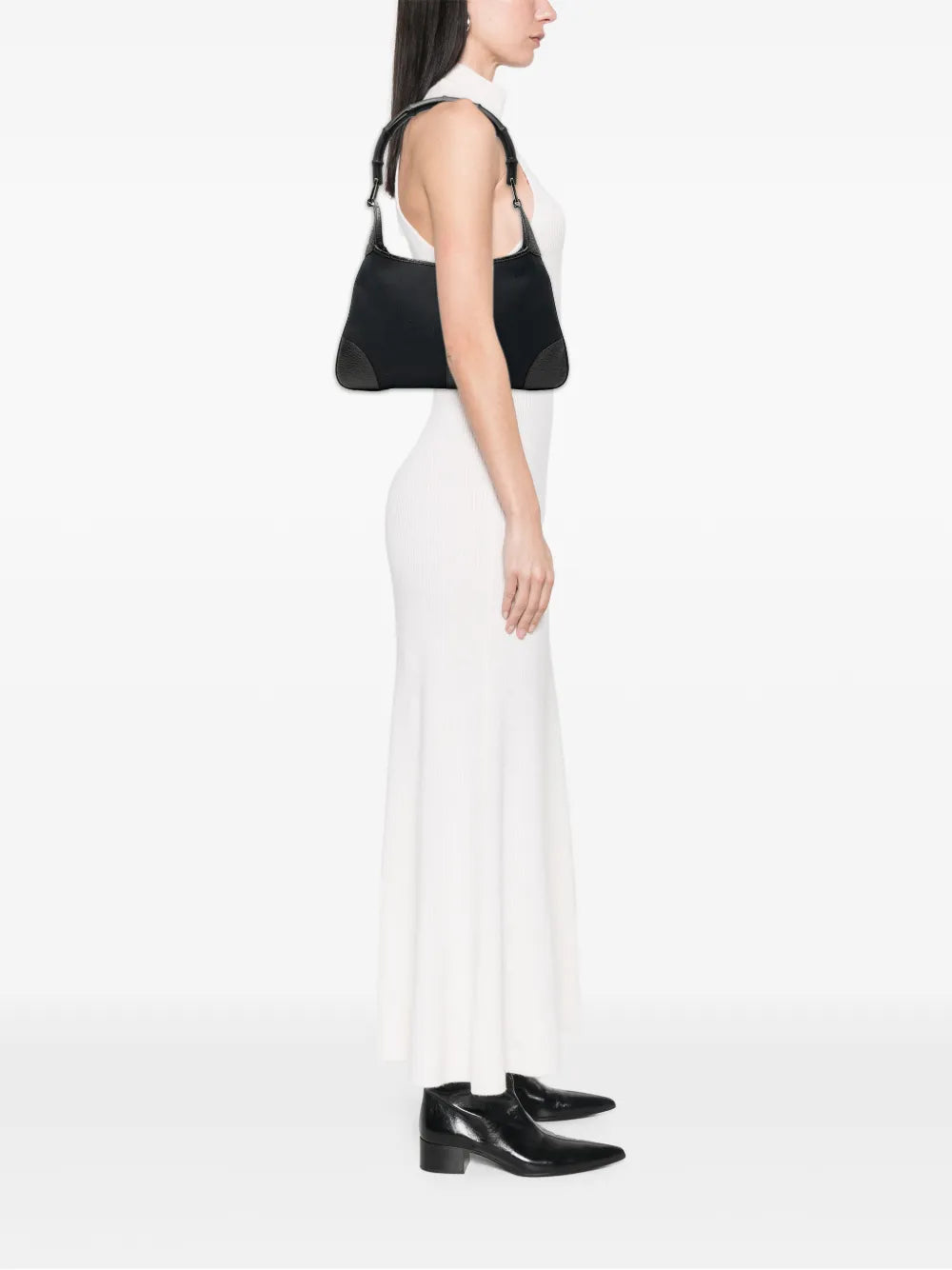 Gucci Pre Owned 2000 2015 Canvas Bamboo Jackie Hobo Bag — Same as shown — Size One Size — Side View