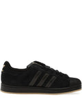 adidas Superstar Ii Three-Stripes Sneakers — Black — Size US M 9.5 - US W 11 — Front View