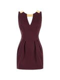 Elisabetta Franchi Sleeveless Mini Dress — Same as shown — Size M — Front View