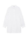 Anine Bing Mariane Broderie Anglaise Dress — White — Size XS — Front View